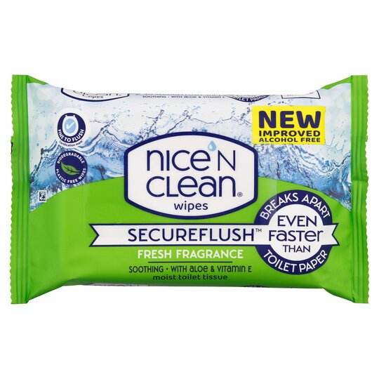 Nice 'N Clean Moist Toilet Tissue 40 Wipes - 5017044001622