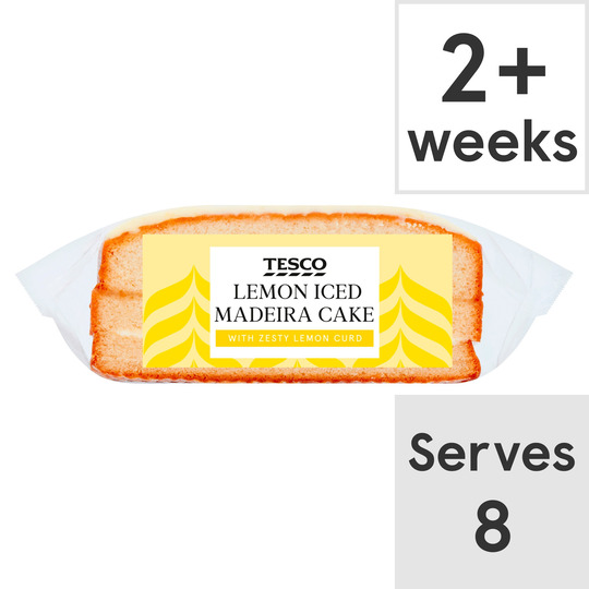 Tesco Lemon Iced Madeira Cake - 5018374084705