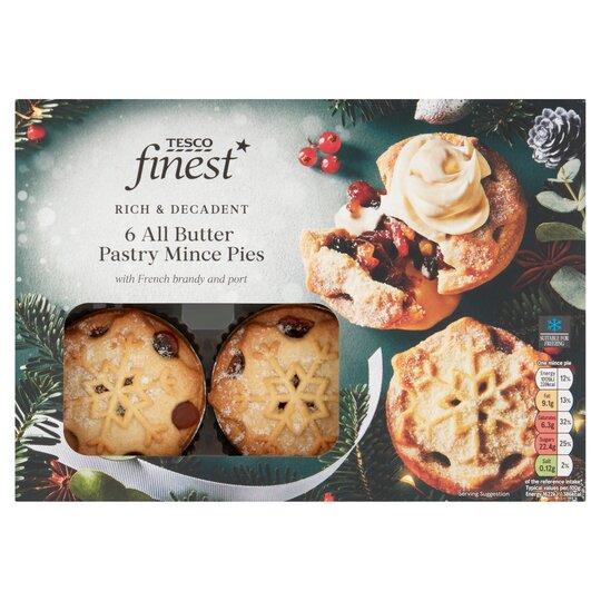 Tesco Finest Mince Pies 6 Pack - 5018374121035
