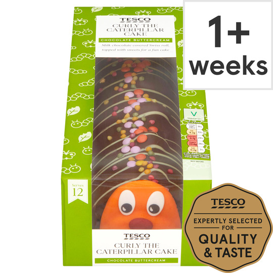 Tesco Curly The Caterpillar Cake - 5018374525383