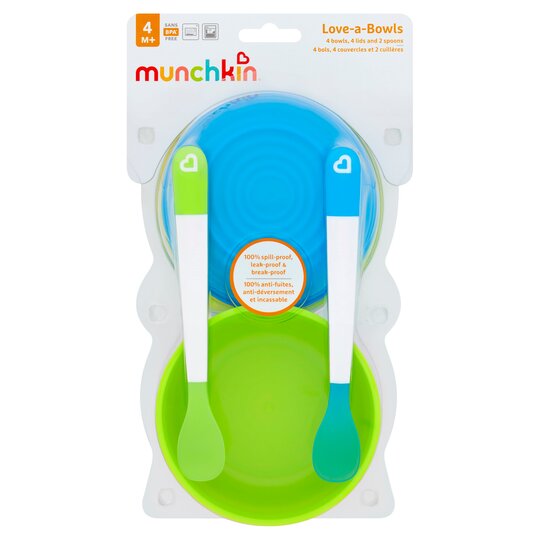 Munchkin Love A Bowls 4 Pack - 5019090121064