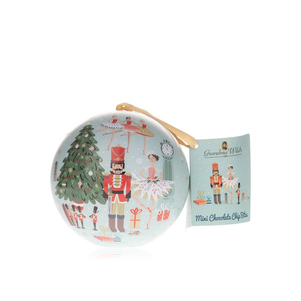 Grandma Wild's Christmas Nutcracker bauble mini chocolate chip bites 200g - Waitrose UAE & Partners - 5019605008675