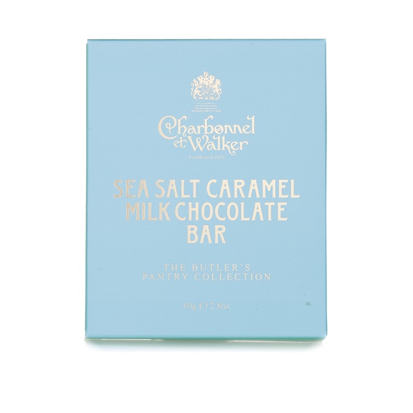 Charbonnel et Walker sea salt caramel milk chocolate bar 80g - Waitrose UAE & Partners - 5019960018265