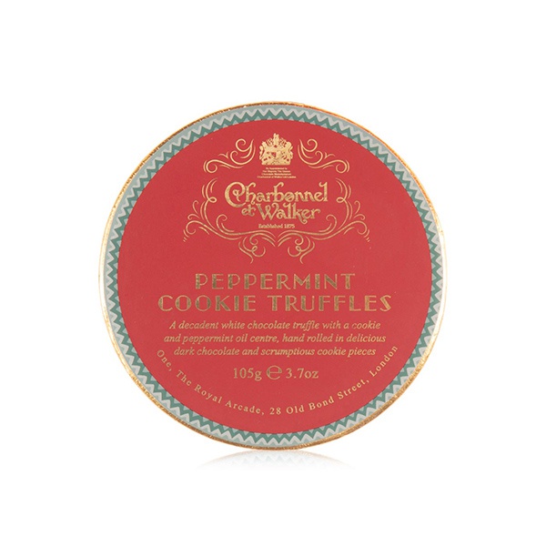 Charbonnel et Walker peppermint cookie truffles 105g - Waitrose UAE & Partners - 5019960020107