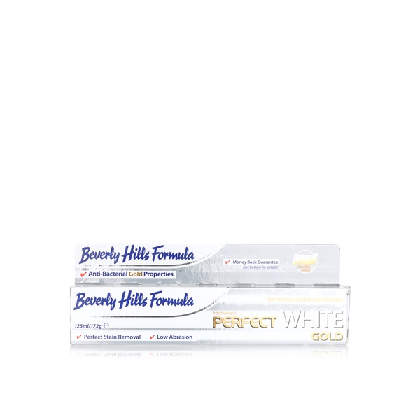 Beverly Hills Formula perfect white gold toothpaste 125ml - Waitrose UAE & Partners - 5020105002858