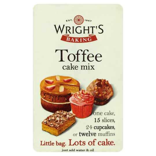 Wright's Baking Toffee Cake Mix 500G - 5020387002225