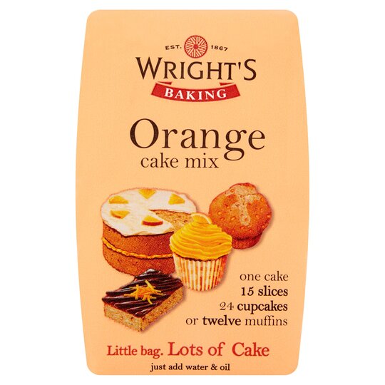 Wright's Baking Orange Cake Mix 500G - 5020387002607