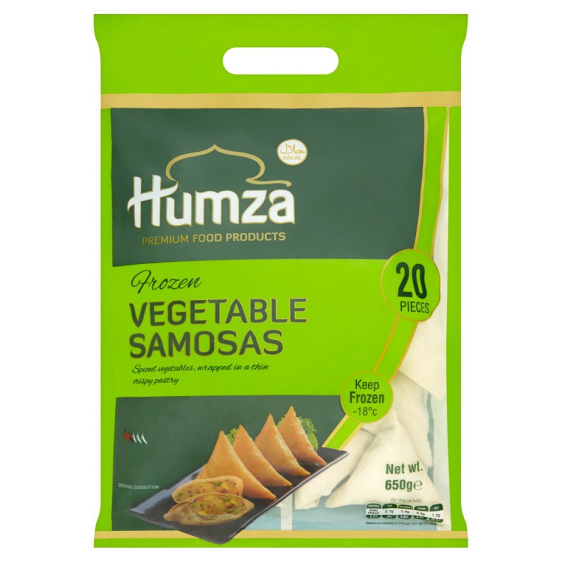 Vegetable Samosas X20 650G - 5020580003265
