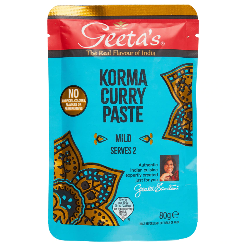 Geetas Korma Pate De Curry - 5021185832021