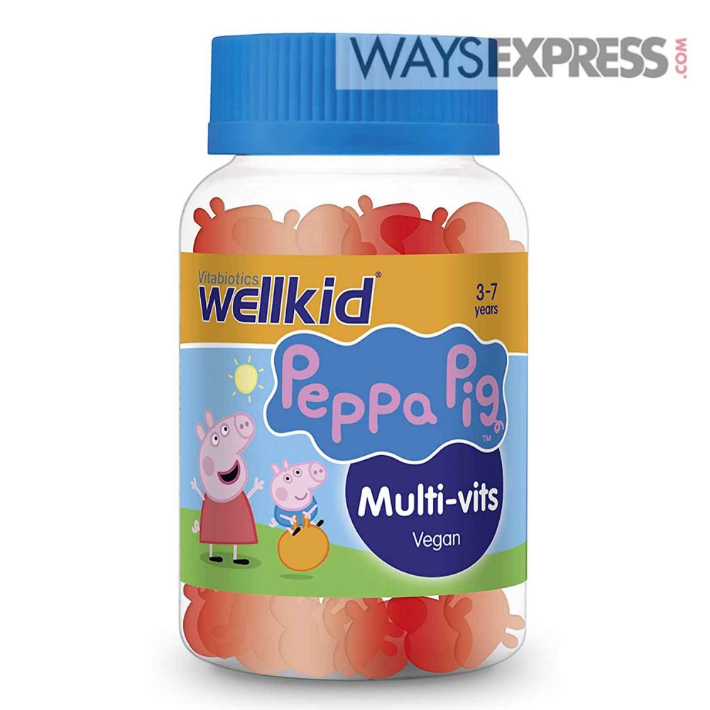 VITABIOTICS WELLKID PEPPAPIG MULTI-VITS 3-7Y (30 SOFT GELS) - 5021265248384