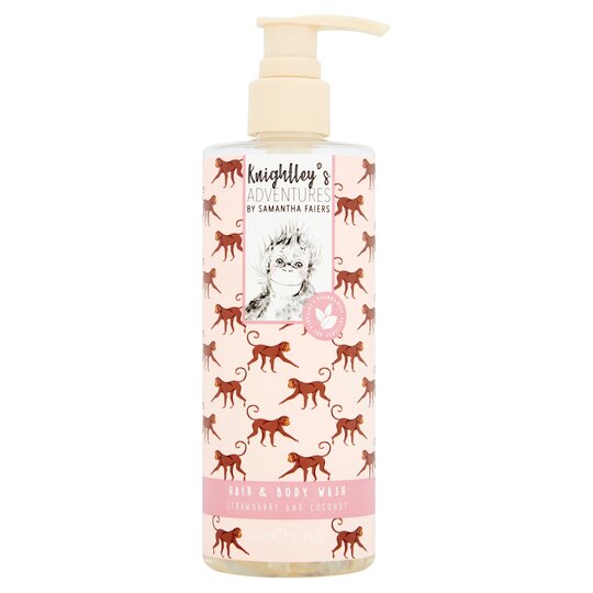 Knightley's Adventures Hair & Body Washing Strawberry 300Ml - 5021320135390
