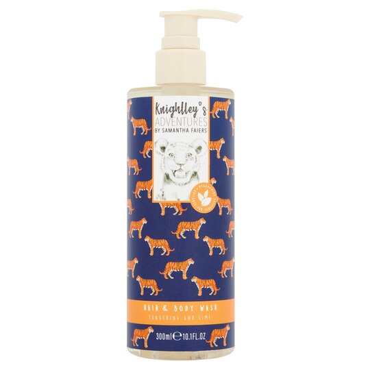 Knightley's Adventures Hair & Body Wash Tangerine & Lime 300Ml - 5021320135420