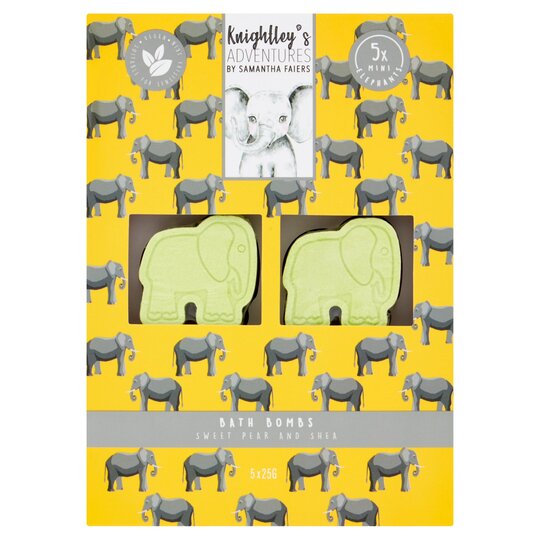 Knightley's Adventures Bath Bombs Sweet Pear&Shea 5X25g - 5021320135574