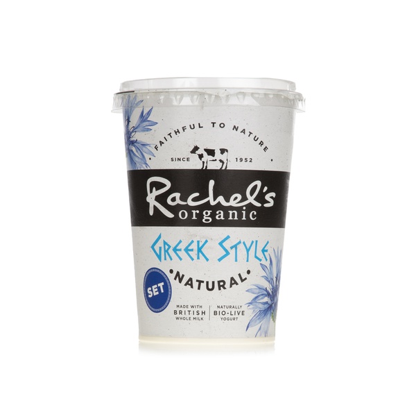 Organic Greek Style Set Natural Bio-Live Yogurt - 5021638100097