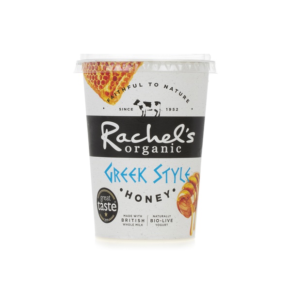 Rachel's Organic Greek Style Honey yogurt - 5021638190005