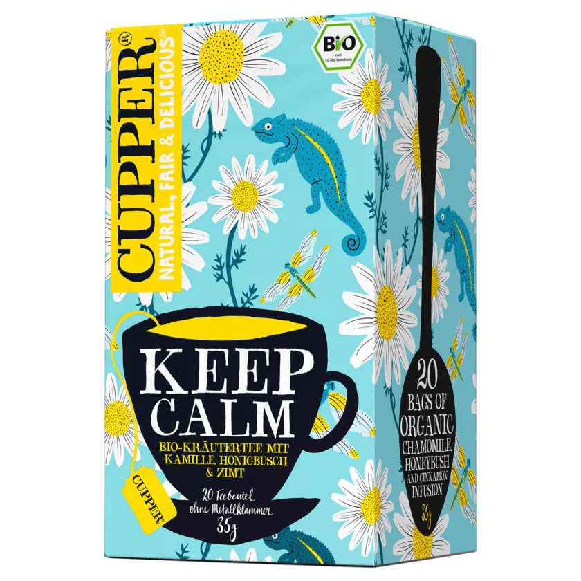Cupper Keep calm Bio Kräutertee - 5021991940248