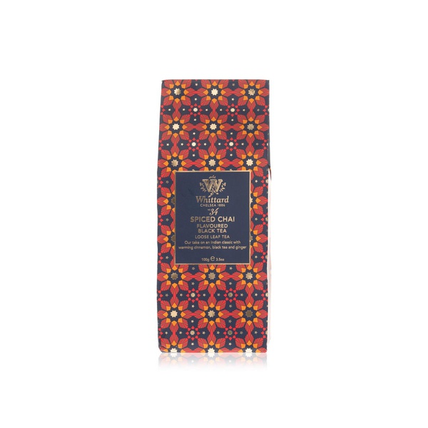 Whittard spiced chai flavoured black tea loose leaf 100g - Waitrose UAE & Partners - 5022032145288