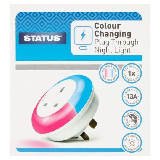 Status Led Colour Changing Night Light - 5022822223387