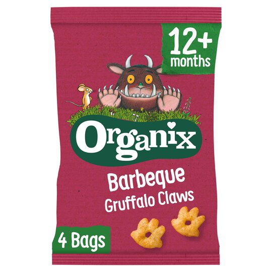 Organix Barbeque Gruffalo Claws 4X15g - 5024121326424