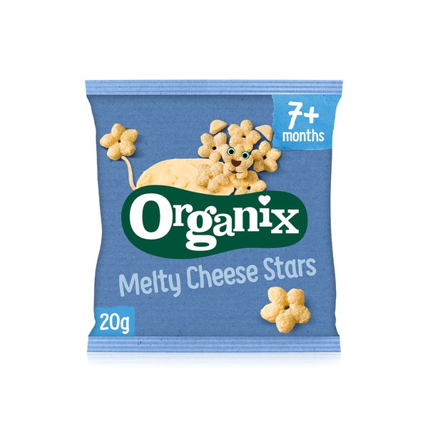 Organix melty cheese stars 7+ months 20g - Waitrose UAE & Partners - 5024121362118