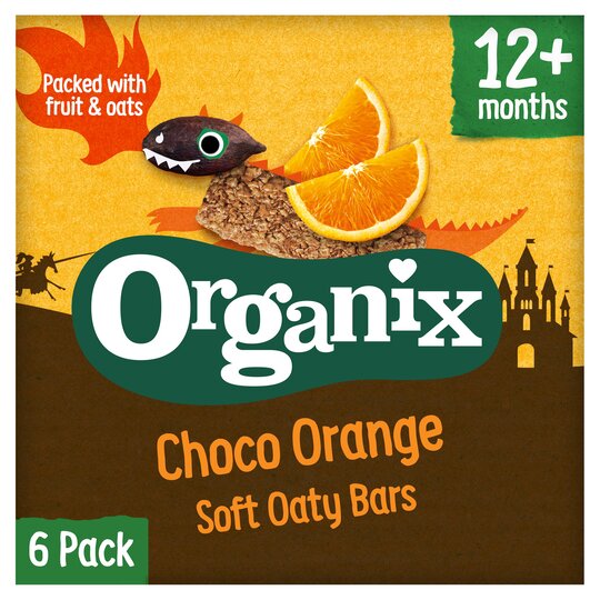 Organix Limited Edition Choco Orange Soft Oat Bar 6X30g - 5024121487217