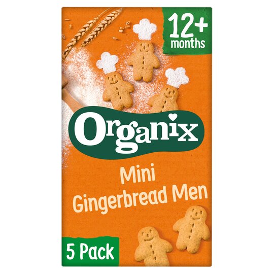 Organix Mini Gingerbread Men 5 X 25G - 5024121619304