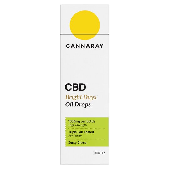 Cannaray Oil Drops 1500Mg Cbd Lime 30Ml - 5025404006415