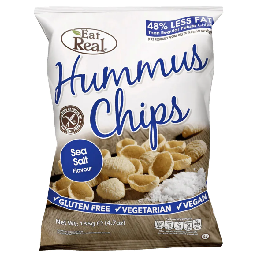 Cofresh Hummus Chips Sea Salt - 5026489483023