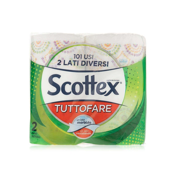 Scottex kitchen towel tuttofare 2ply 2 rolls - Waitrose UAE & Partners - 5029053021409