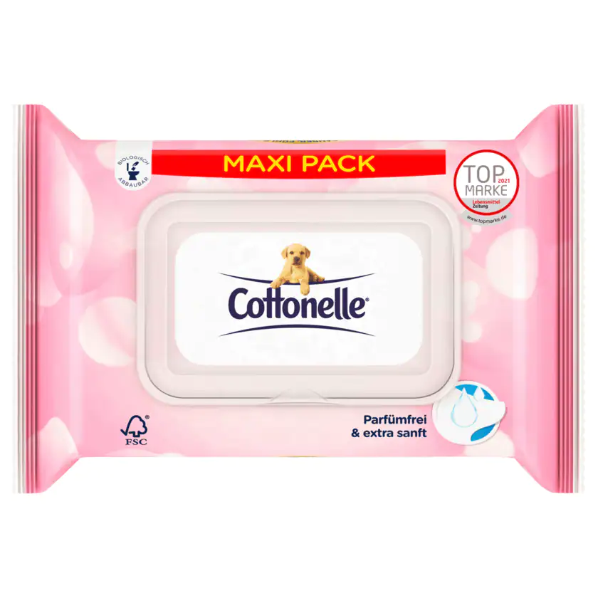Cottonelle Toilettentücher feucht Sensitive Maxi Pack 84 Stück - 5029053039008