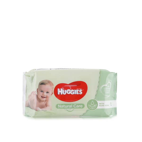 Huggies Pure baby wipes with aloe vera x56 - Waitrose UAE & Partners - 5029053550152
