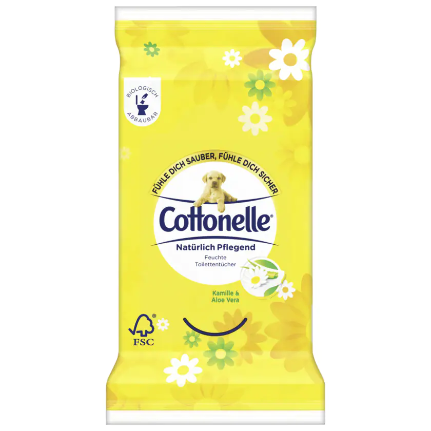 Cottonelle feuchte Toilettentücher Natürlich Pflegend 12 Tücher - 5029053566252