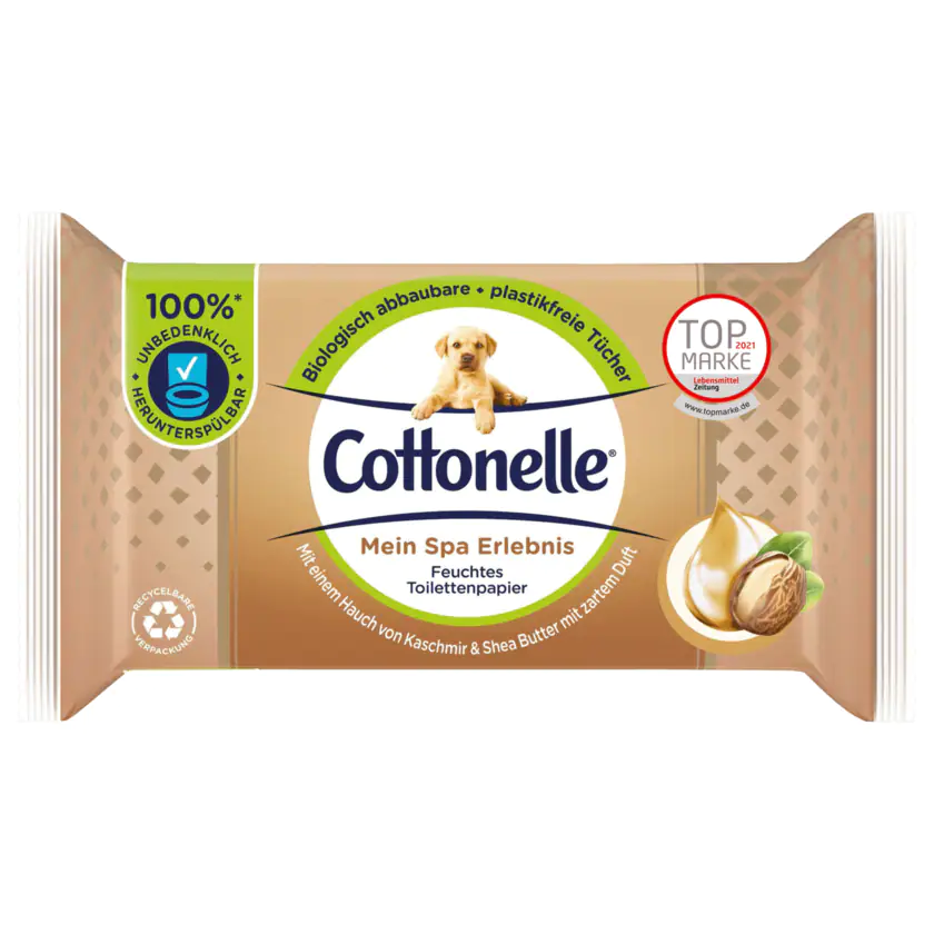 Cottonelle Feuchtes Toilettenpapier Spa Kaschmir & Shea Butter 42 Stück - 5029053575193