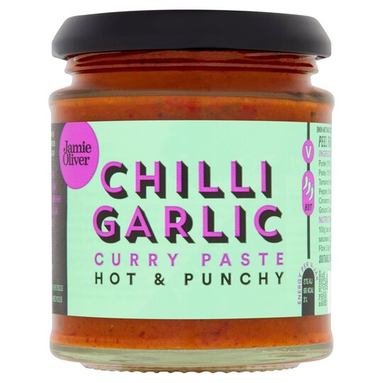 Jamie Oliver Chilli Garlic Curry Paste 180G - 5030101031912