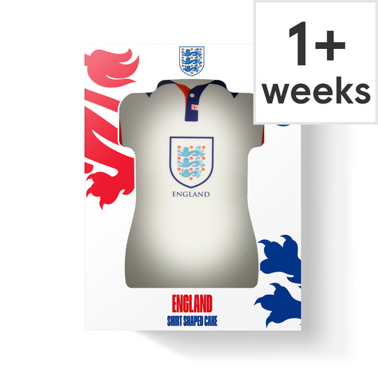 England Shirt Shaped Cake - 5030765039972