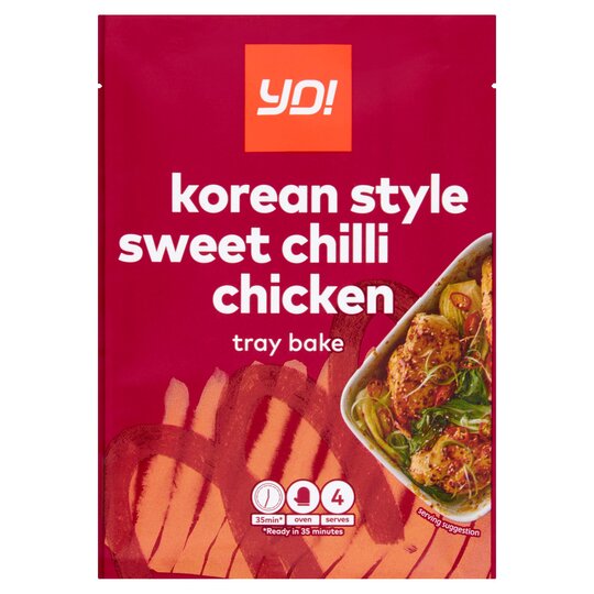 Yo! Korean Sweet Chilli Chicken Tray Bake Sauce 40G - 5032457717298