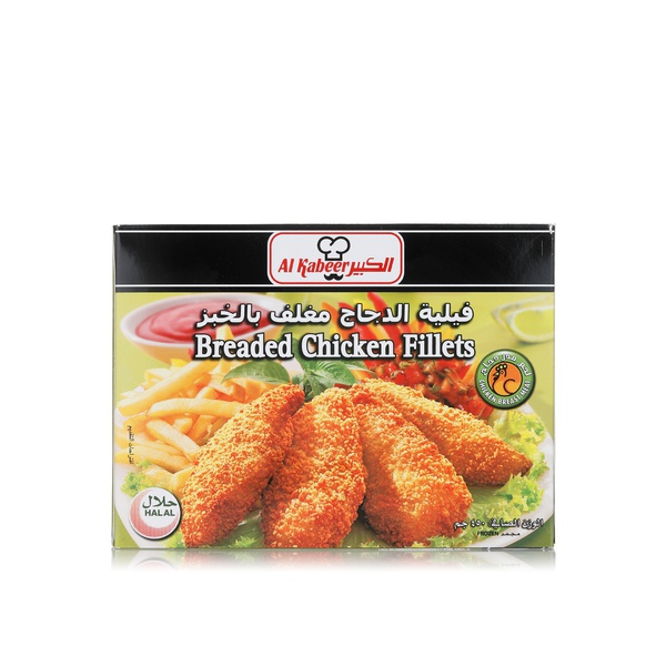 Al Kabeer breaded chicken fillets 450g - Waitrose UAE & Partners - 5033712160255