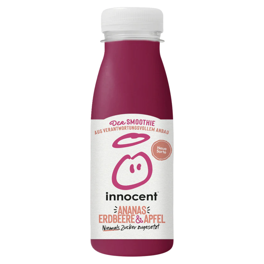 Innocent Ananas, Erdbeere & Apfel 250ml - 5038862234955