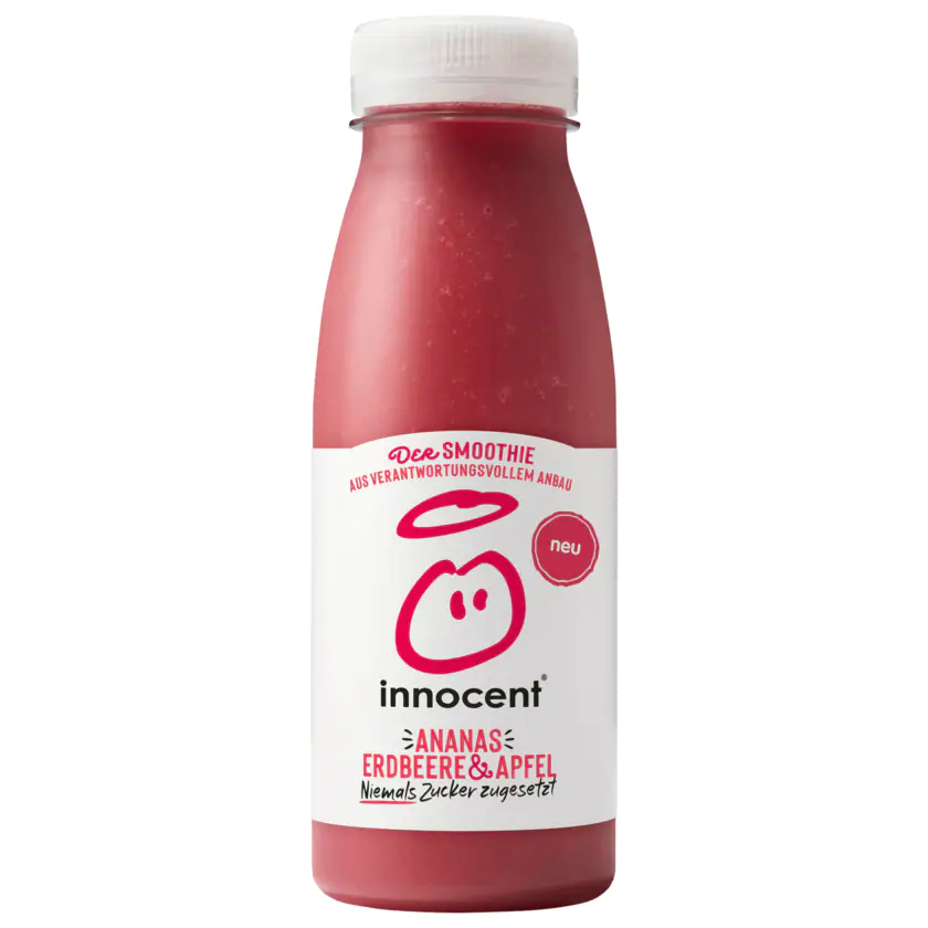 Innocent Smoothie Ananas Erdbeere & Apfel 250ml - 5038862236553