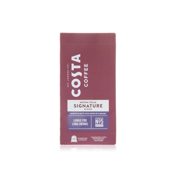 Costa Coffee Signature Blend Mocha Italia lungo capsules 10s - Waitrose UAE & Partners - 5039303005455
