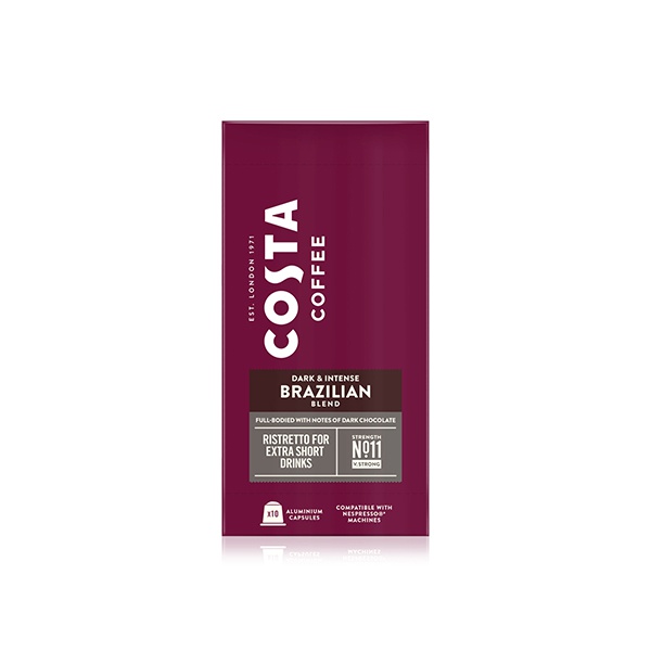 Costa Coffee Brazilian blend Ristretto capsules 10s - Waitrose UAE & Partners - 5039303005479