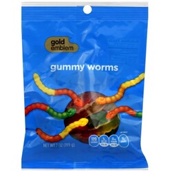 Gold Emblem Gummy Worms - 50428332337