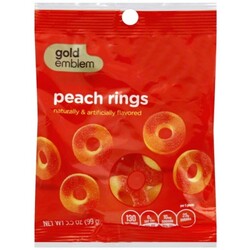 Gold Emblem Peach Rings - 50428393550