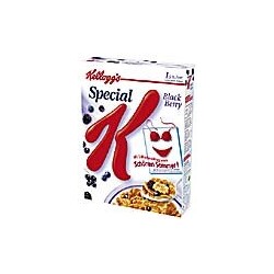 Kellogg's Flakes aus Reis und Vollkornweizen mit Brombeeren, schwarzen Johannisbeeren und Heidelbeeren. - 5050083266201