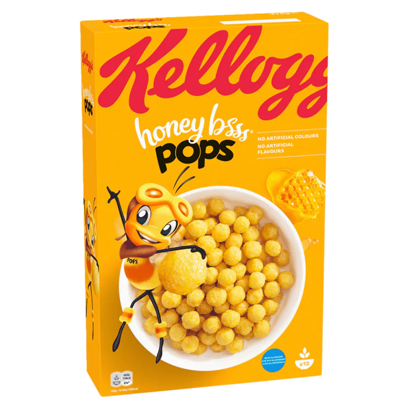 Kelloggs Honey Bsss Pops 375G - 5050083302862