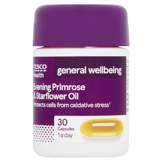 Tesco Evening Primrose Oil Plus Starflower X 30 - 5052004033466