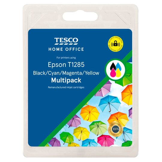 Tesco Remanufactured Epson T1285 Multipack Ink Cartridges - 5052004073813