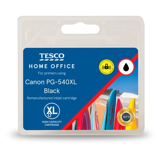 Tesco Remanufactured Canon PG-540 XL Black Ink Cartridge - 5053526390792