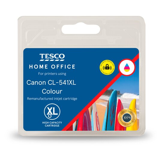 Tesco Remanufactured Canon CL-541 XL Colour Ink Cartridge - 5053526390808