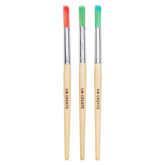 Go Create Paint Brushes 3 Pack - 5053526574130